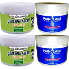 Nacario Süper Çörek Otu Krem 2X150 Ml+Painclass 2X100 ml Kuyruk Yağı Kremi