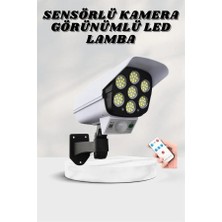 İlkyaz Fashion Solar Lamba Kamera Görünümlü Duvar Lambası Dönebilen Bahçe Aydınlatması