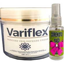 Nacario Süper Variflex Krem Bacak Bakımı 100 ml  Kremi+ Hediye 30 ml Çörek Otu Yağı