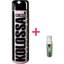 Nacario Kolossal Krem 200 ml Erkekler Özel Bölgeyi Losyon 3 Ad + Natural Masaj Yağı Ile 1AD