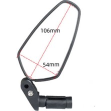 Forte Gt Xbyc 4013 Bisiklet Aynası Siyah