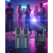 İlkyaz Fashion Android Sistemli Projeksiyon Kareoke Cihazı 180° Döner Başlıklı ILKYZHB-RS3455