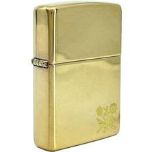 Zippo Golden Tulip - Altın Lale Dizayn Çakmak