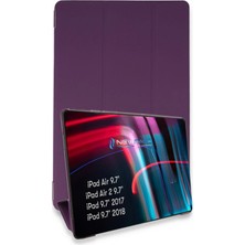 İlkyaz Fashion  iPad 5 Air 9.7 Kılıf Tablet Smart Kılıf - Mor