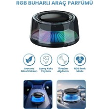 Castu LS63 Rgb Buharlı Araç Parfümü – Aromaterapi Difüzör, LED Işıklı, Oto Hava Tazeleyici