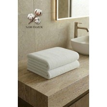 Qua Home 2 Adet Puff Serisi %100 Pamuk El Yüz Havlusu 50X90 250 gr