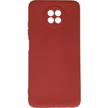 İlkyaz Fashion  Xiaomi Redmi Note 9 5g Kılıf Nano Içi Kadife Silikon - Kiremit