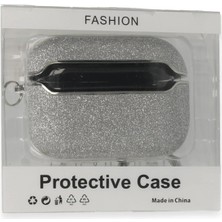İlkyaz Fashion  Airpods Pro (1.nesil) Spell Simli Kılıf - Gümüş