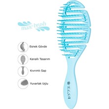 Elsa Professional Üç Boyutlu Saç Fırçası (Maze Fırça)