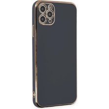 İlkyaz Fashion  iPhone 11 Pro Max Kılıf Volet Silikon - Siyah
