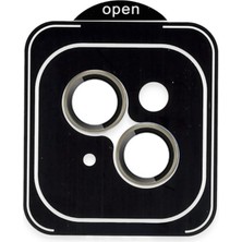 İlkyaz Fashion  Apple iPhone 13 Pvd Metal Kamera Lens - Natural Grey