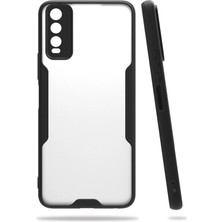 İlkyaz Fashion  Vivo Y11S Kılıf Platin Silikon - Siyah