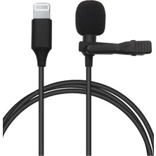 İlkyaz Fashion  Lightning 2 Metre Double Mikrofon - Siyah