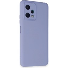 İlkyaz Fashion  Xiaomi Redmi Note 12 5g Kılıf Nano Içi Kadife Silikon - Lila