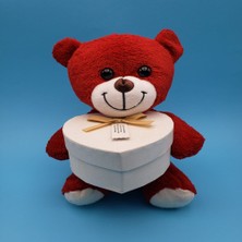 İlkyaz Fashion Kırmızı Kalp Kutulu Ayı