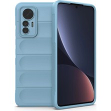 İlkyaz Fashion  Xiaomi Mi 12 Lite Kılıf Optimum Silikon - Sky Blue