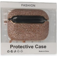 İlkyaz Fashion  Airpods Pro (1.nesil) Spell Simli Kılıf - Rose Gold