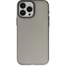 İlkyaz Fashion  iPhone 15 Pro Max Kılıf Modos Metal Kapak - Siyah