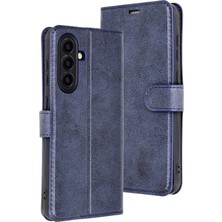 İlkyaz Fashion  Samsung Galaxy A26 Kılıf Trend S Plus Kapaklı Kılıf - Lacivert