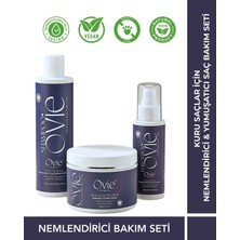 Ovie Nemlendirici Saç Bakım Seti - Şampuan, Nemlendirici Bakım Sprey ve Saç Maskesi