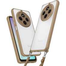 İlkyaz Fashion  Xiaomi Redmi 14C Kılıf Penta Silikon Kılıf - Çöl Titanyum
