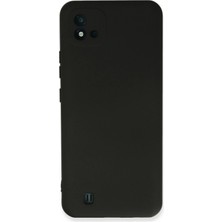 İlkyaz Fashion  Realme C11 2021 Kılıf Nano Içi Kadife Silikon - Siyah