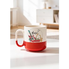 BB Design Music Tasarımlı Seramik Baskılı Pro Kupa Bardak 330ML