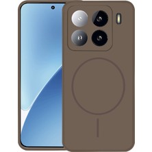 İlkyaz Fashion  Xiaomi Mi 15 Kılıf Jully Magsafe Kapak - Kahverengi