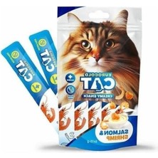 Esranın Dünyası Sıvı Kedi Ödülü - Somon ve Karides 5X15 gr