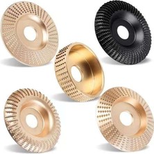 Benan Tools 5020 Ahşap Işleme Şekillendirme ve Oyma Törpü Disk Seti 5 Parça  100 Mm. Çap (Avuç Taşlama Için)