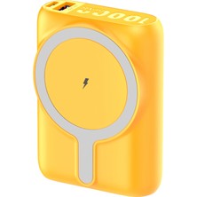 İlkyaz Fashion  J31 10.000 Mah 20W Pd Magsafe Powerbank - Turuncu