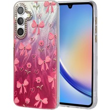 İlkyaz Fashion  Samsung Galaxy A34 5g Kılıf Blade Aynalı Desenli Kapak - Desen 3