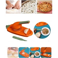 İlkyaz Fashion Havuç Tasarımlı Pratik Hamur Açıcı Mantı Börek Poğaça Hamur Açma Aparatı Ravioli Mantı