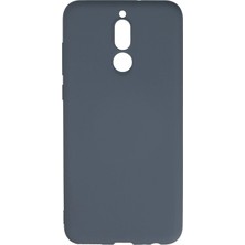 İlkyaz Fashion  Huawei Mate 10 Lite Kılıf Nano Içi Kadife Silikon - Gri