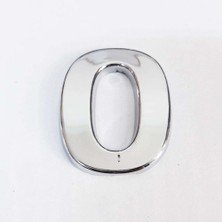 İlkyaz Fashion O Harfi Villa Tipi Krom Yapışkanlı 9 cm Harf