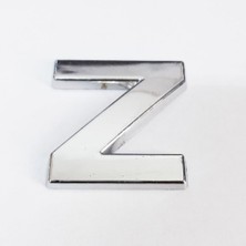 İlkyaz Fashion Z Harfi Villa Tipi Krom Yapışkanlı 9 cm Harf