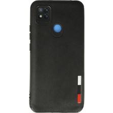 İlkyaz Fashion  Xiaomi Redmi 9c Kılıf Loop Deri Silikon - Siyah
