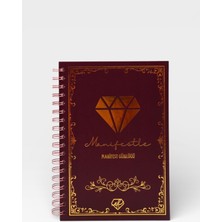 EF Butik Manifestle Manifest Günlüğü Ajanda - Seri 1.2 (Bordo)