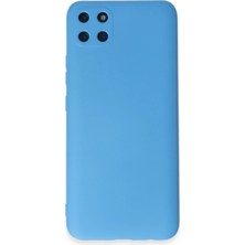 İlkyaz Fashion  Realme C11 Kılıf Nano Içi Kadife Silikon - Mavi