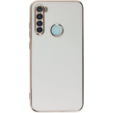 İlkyaz Fashion  Xiaomi Redmi Note 8 Kılıf Volet Silikon - Beyaz