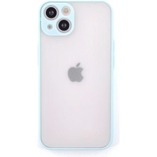 İlkyaz Fashion  iPhone 14 Kılıf Montreal Silikon Kapak - Turkuaz