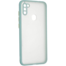 İlkyaz Fashion  Samsung Galaxy A11 Kılıf Montreal Silikon Kapak - Turkuaz