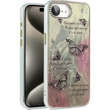 İlkyaz Fashion  iPhone 16E Kılıf Blade Aynalı Desenli Kapak - Desen 6