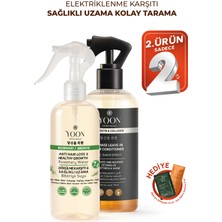 Yoon 2'li Vegan Saç Spreyi - Biberiyeli Saç Bakım Suyu - 7 Doğal Aktifli - Keratin ve Kolajen İçerikli Set