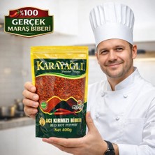 Karayağlı (400 GR) Maraş Acı Pul Biber İpek Yaprak Doğal Özel Kalite