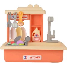 Toyfest Pilli Interaktif Lavabo Seti Somon