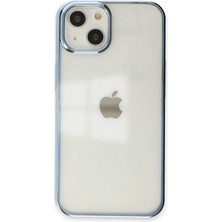 İlkyaz Fashion  iPhone 14 Plus Kılıf Element Silikon - Sky Blue