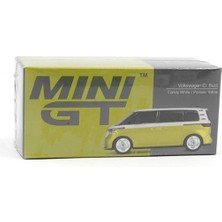 Toyfest Mini Gt 1/64 Volkswagen Id.buzz Candy White / Pomelo Yellow