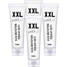 Nacario Süper Kuş Büüyütücü Xxlcream Men Enlrgr 4lü Adet x 50 ml Erkeklere Özel Krem