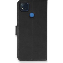 İlkyaz Fashion  Xiaomi Redmi 9c Kılıf Trend S Plus Kapaklı Kılıf - Siyah